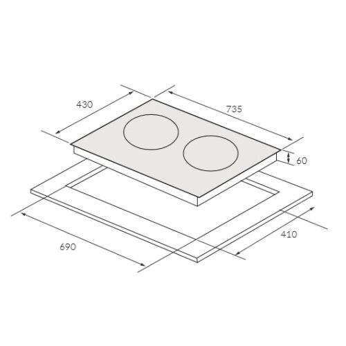 Bếp từ 2 vùng nấu Eurosun EU-T210Max 4 bep tu 2 vung nau eurosun eu t210max 1