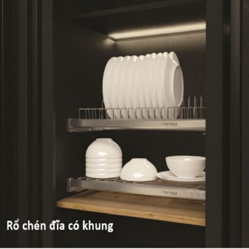 Rổ bát đĩa có khung Presto Hafele 544.40.008 Inox 304
