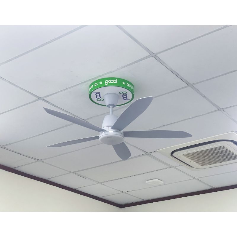Ảnh thực tế quạt trần Gcool Copter 05 RL VN011402509 Ghi Bạc Ảnh thực tế quạt trần Gcool Copter 05 RL VN011402509 Ghi Bạc