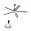 Quạt trần Gcool Copter 05 RL VN011402510 Nâu 1 Quạt trần Gcool Copter 05 RL VN011402510 Nâu