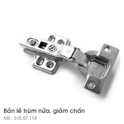 Bản lề trùm ngoài Metalla SM 110° Giảm Chấn Hafele 315.07.114