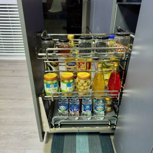 Ảnh Giá gia vị nan oval, ray giảm chấn Eurogold EPV3025F