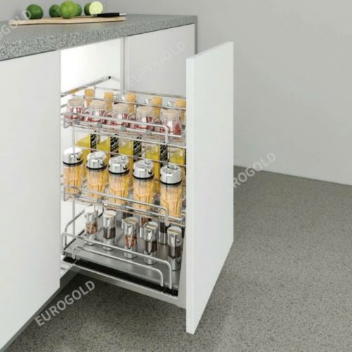 Giá gia vị nan oval, ray giảm chấn Eurogold EPV3035F